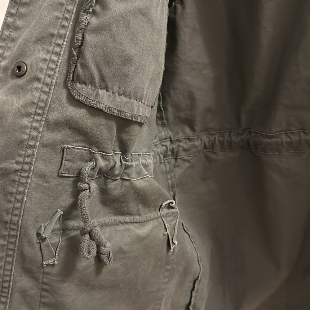 Olive Green Utility Jacket - Picture 5 of 5